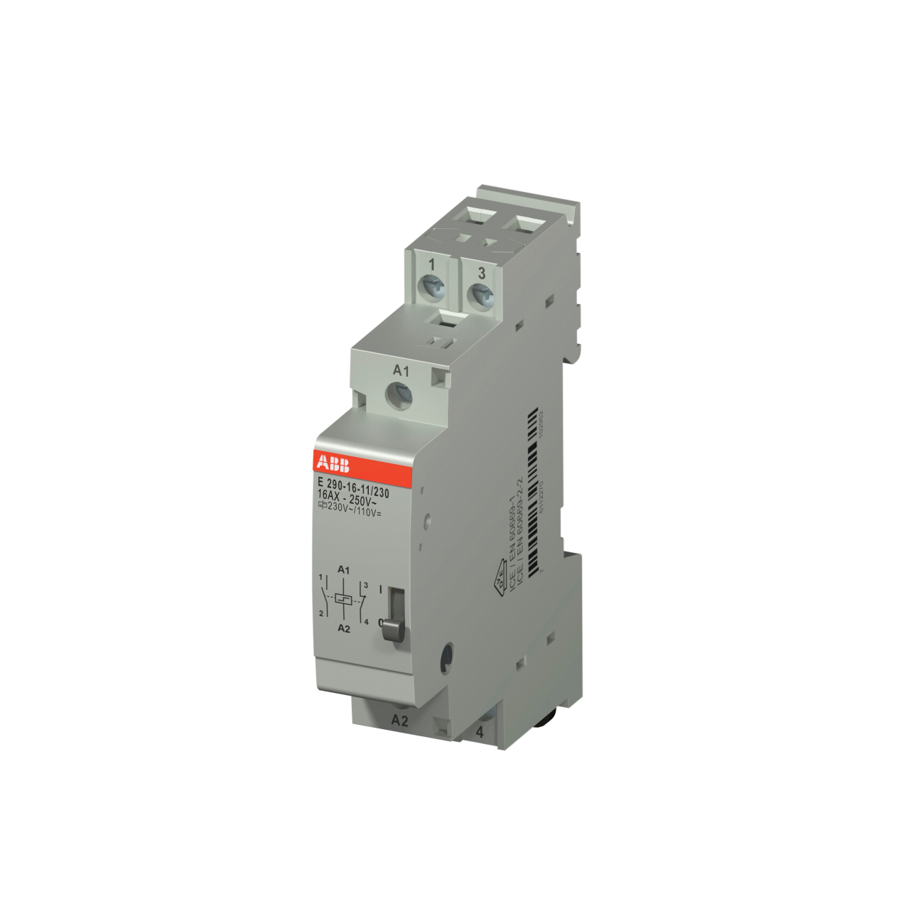 Télérupteur iTL16AX - 240VCA - 240VCA/110VCC - 2P - 2NO