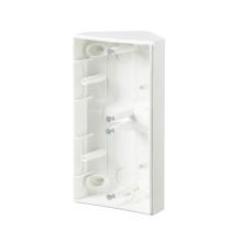 Pintakotelo, Impressivo, 2-osainen, kulmaan asennettava, 85mm peitelevylle, matta valkoinen