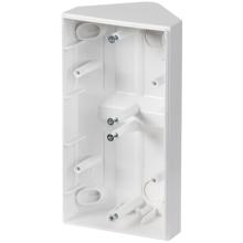 Pintakotelo, Impressivo, 2-osainen, kulmaan asennettava, 85mm peitelevylle, valkoinen