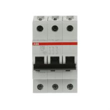 3-napainen C-käyrä 10A 6kA IEC/EN 60898-1, 10 kA IEC/EN 60947-2, Un= 400VAC