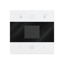 Huonetermostaatin keskiölevy, Impressivo, valkoinen