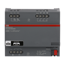 Puh.konv.ohj. 2b 2x0,5a i 1-v 3-nop 6U DIN