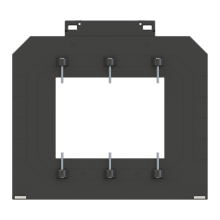 Virtamuuntaja 3000/5 A, lk 0.5, aukko 125x93 mm kaapelille/kiskolle