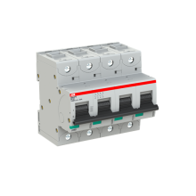 4-napainen SP-käyrä 32A, IEC 60947-2: Icu=5kA, IEC 60947-2 Annex P.: Icu 3kA, Ue= 1500VDC