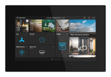 Kosketusnäyttö 7" Welcome, Free@home ja Matter yhteensopiva. Väri Musta