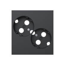 Keskiölevy, ProDuct, 2-osaiselle maadoitetulle pistorasialle, antrasiitti