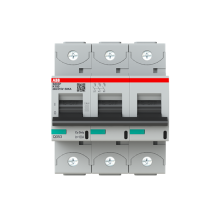 3-napainen K-käyrä 100A, IEC/EN 60947-2: Ue= 240/415VAC Icu=50kA, Ue= 400/690VAC Icu=4,5kA