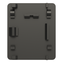 DIN-kisko kiinnike CT1M-4/5/6/7 koon virtamuuntajille