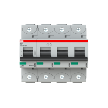 4-napainen K-käyrä 50A, IEC/EN 60947-2: Ue= 240/415VAC Icu=50kA, Ue= 400/690VAC Icu=6kA