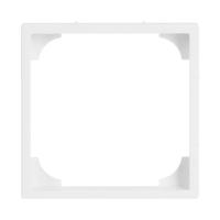 Sovitin, 55x55 keskiölle, valkoinen